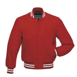 Chaqueta Universitaria Estilosa, Chaqueta de Béisbol Urbana con Diseño Bordado, Chaqueta Varsity con Parches de Cuero en las Mangas - Product Image 2