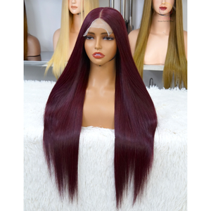 วิกผมแท้ติดลูกไม้ด้านหน้า HD สำหรับผู้หญิงผิวดำ - Product Image 1