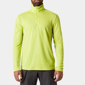 Sweat-shirt à col montant surdimensionné en polyester et élasthanne, uni, couleur unie, pour l'hiver et l'automne, vêtements décontractés pour hommes, OEM, faible MOQ - Product Image 3