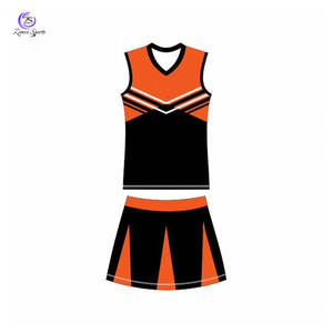 High Quality Quick Dry <b>Women</b> Cheerleading Uniform Light <b>Weight</b> Solid Color Cheerleading Uniform - Product Image 1