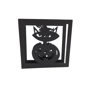 Classic Design Dead <b>Matt</b> Black PC Color Iron Napkin Holder With Home And Tabletop Halloween Decoration Indian Handmade - Product Image 1