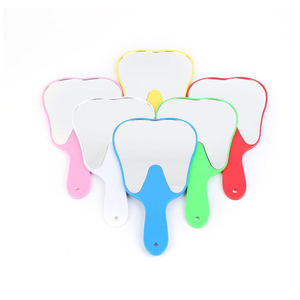 Tooth Shaped <b>Mirror</b> with Handle Multi-Purpose Oral Hygiene Product - Product Image 1