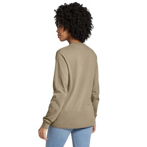 Verano anillo hilado al por mayor mujeres camisetas de manga larga impresión personalizada - Product Image 2