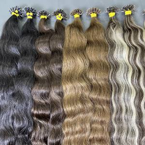 Vente chaude d'été 100% Extensions de cheveux humains Remy vietnamiens U Tip & Kreatin Tip Prix de gros - Product Image 6