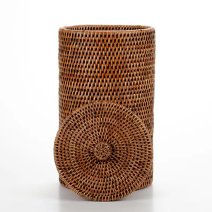 Porte-papier toilette en rotin tissé à la main - Product Image 2