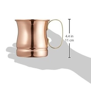 Belle chope à bière en cuivre pur gaufré pour boissons froides bière café thé pour les fêtes d'anniversaire et autres meilleurs cadeaux - Product Image 5