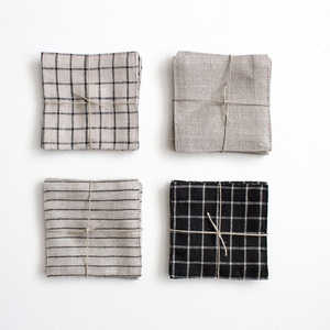 Posavasos de lino de alta calidad, posavasos de lino con forma cuadrada de último diseño para mesa, manteles individuales y posavasos - Product Image 1