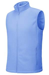 Men's Sleeveless Fleece Jackets Custom Logo Wholesale Canvas <b>Waterproof</b> Winter Warm Vest for Outdoor Hiking Golf-Dyed Processing - Product Image 5