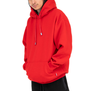 Bella Canvas Oversize Fit Sudadera de manga larga Sudadera con capucha térmica Sudadera con capucha de color sólido Sudadera con capucha Jersey fino ligero - Product Image 1