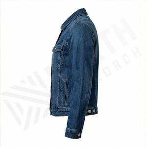 Service OEM disponible Veste en jean pour femmes Qualité respirante Col montant Coton Casual Hiver Mode tendance Couleur personnalisée - Product Image 3