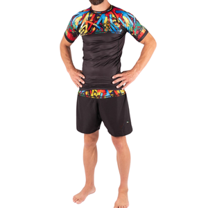 High Quality <b>Mens</b> Rash Guard Custom Sublimation Sleeves Your Logo & Design Made in Pakistan - Product Image 5