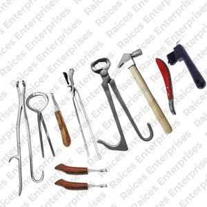 Kit d'équipement de maréchal-ferrant professionnel à bas prix nouveauté ensemble d'outils de cheval de maréchal-ferrant professionnel de haute qualité à vendre - Product Image 3