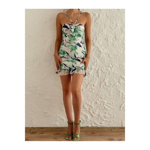 Miniabito a stampa floreale con silhouette aderente e vita naturale, elemento di moda fantasia - Product Image 4