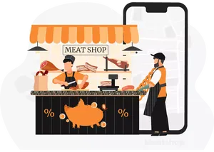 Thịt Cửa Hàng Ứng Dụng Tùy Chỉnh Dịch Vụ Phần Mềm | Phát Triển Ứng Dụng Di Động/Thiết Kế Di Động Android Và IOS - Product Image 2