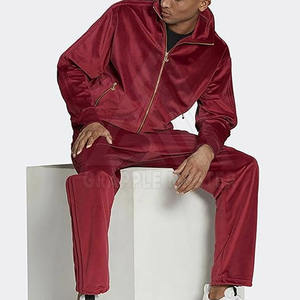 Ensemble de survêtement en velours respirant pour hommes, taille plus, 100% coton, fabriqué au Pakistan, design personnalisé, haute qualité, faible MOQ - Product Image 5
