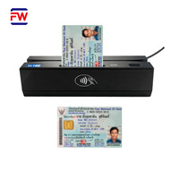 YL160 4-in-1 Zugangskontrolle IC-Chip-Kartenleser NFC PSAM PSAM & Magnetstreifenleser mit Frequenzen 134,2kHz 13,56MHz