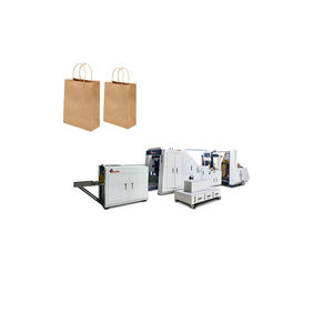 เครื่องผลิตถุงกระดาษด้านล่างสี่เหลี่ยมอัตโนมัติสำหรับถุงกระดาษคราฟท์ทรงสี่เหลี่ยมแบบอินเดีย - Product Image 1