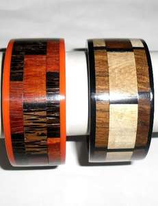 Bracelets en résine de bijouterie fantaisie, bracelets en résine superposés faits à la main avec une brillance multicolore, vert, noir, blanc, orange, marron et pavot - Product Image 6