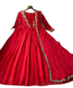 Salwar Kameez Patiyala costume Chudidar robe matériel avec Dupatta dames femmes fête porter mariage indien Bollywood mode soie vêtements Shalwar Kameez - Product Image 1