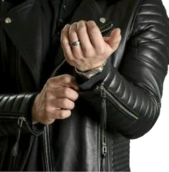 LOGOTIPO PERSONALIZADO CHAQUETA DE CUERO DE MODA PARA HOMBRE CHAQUETA DE CUERO LIGERO DE ALTA CALIDAD CHAQUETA DE CUERO GANUINE INTERIOR DE SEDA 2025 - Product Image 4