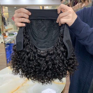 Peluca de Cabello Humano Virgen Vietnamita de 14 Pulgadas, Estilo Seda de Hielo, Rizado de Lujo, Voluminoso y con Textura Natural para Mujeres - Product Image 3