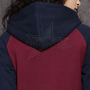 Sweat à capuche respirant pour femmes Sweat à capuche à fermeture éclair complet Tissu en coton respirant Personnalisable pour les marques ou les événements - Product Image 5