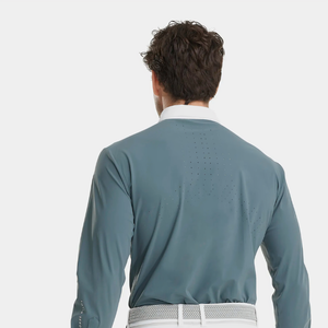 Chemise de compétition féminine équestre Top Notch couleurs personnalisées chemise de spectacle d'équitation Performance chemises de spectacle équestre Turbine SGS - Product Image 5