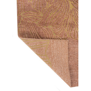 Alfombras de Lana Anudadas a Mano Azalea, Rojas y Naranjas con Patrones Florales y Abstractos, Rectangulares de 9x12 para Entrada y Sala de Estar, Aiwz-1001 - Product Image 5