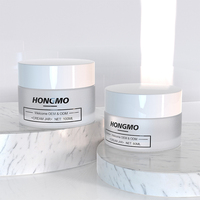 Venta al por Mayor de Frascos de Vidrio Ámbar para Cosméticos de 80ml y 100ml, Envases para Crema Corporal, Frascos de Vidrio Vacíos con Tapa de Rosca