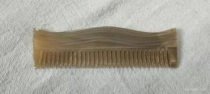 Peine profesional Antiestático de dientes finos, artículos de arte de cuerno pulido a la moda con estilo de Peine de hueso - Product Image 6