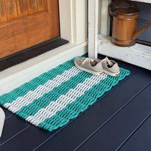 Alfombra de Entrada Hecha a Mano con Cuerda, Ideal para Decoración de Porches de Casas de Campo y Protección Elegante para Entradas Exteriores - Product Image 2