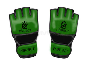 Gants de boxe en cuir à demi-doigt pour adultes avec logo personnalisé Gants MMA antidérapants avec dragonne réglable pour service OEM - Product Image 2