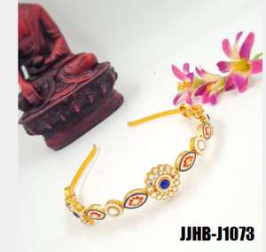 Bandeau de cheveux élégant fait à la main bijoux de mode pour les femmes mariée fête de mariage Festival concepteur ethnique traditionnel vendeur en gros - Product Image 3