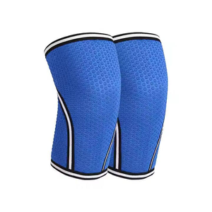 Custom Neoprene Nylon Durable Breathable Anti-UV Quick Dry Unisex Winter Weight Lifting Cross-fit Gym Knee Sleeves for Injury - Product Image 3