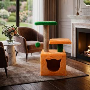 Griffoir pour chats Amistar Cheerful Orange de haute qualité, toutes tailles - Product Image 1