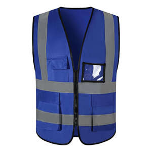 Chaleco de Seguridad Industrial de Alta Visibilidad, Reflectante, con Bolsillos, para Trabajo de Construcción, Servicio OEM, Superventas - Product Image 3