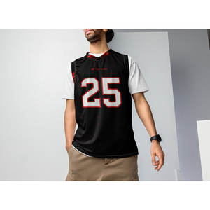 Camiseta de Baloncesto Reversible para Hombre Conic Elite, Cuello en V, Secado Rápido, Transpirable, Poliéster, Talla XL, Estampado por Sublimación, Lisa - Product Image 3