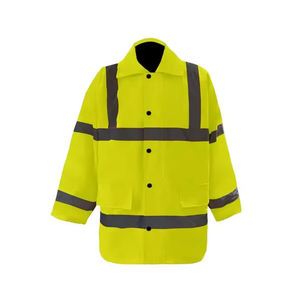 2024 nouvelle veste de sécurité personnalisée haute visibilité vêtements de sécurité de travail en plein air devoir trafic vêtements réfléchissants pour hommes - Product Image 1