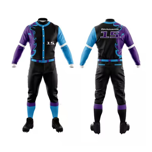 Ensemble de maillots de baseball OEM ODM pour hommes avec impression personnalisée uniformes sportifs en tissu à mailles respirant pour ligue professionnelle ou tenue de club - Product Image 1