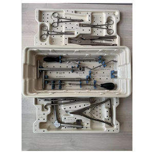 Ensemble d'instruments pour la chirurgie de la colonne vertébrale, système spinal, produit médical Cross, ensemble d'instruments pour adultes, approuvé CE ISO, Narham Enterprises - Product Image 1
