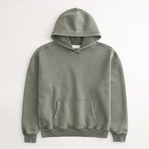 <b>Men's</b> 100% Cotton 500gsm Blank Heavy Weight <b>Thick</b> Printing Logo Drop Shoulder Flock <b>Hoodies</b> Sweatshirt Custom Print Hoodie <b>Men</b> - Product Image 6