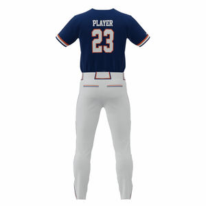 Uniformes de baseball personnalisables et durables | Vêtements d'équipe en polyester respirant à séchage rapide pour les équipes scolaires et de clubs (vente en gros) - Product Image 1