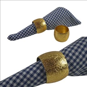 Look chic rond anneau de serviette anneau de table pièce maîtresse plaqué or fournitures de fête décoration de mariage décor à la maison au prix le moins cher - Product Image 3