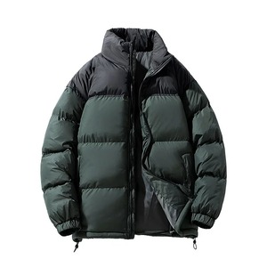 2025 hommes de haute qualité décontracté blanc canard veste chaud épais bouffant manteau col montant thermique hiver Parka mâle pardessus toile - Product Image 2
