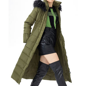 Haute qualité hiver épais vers le bas femmes Long manteau bouffant en gros nouveaux hommes hiver femmes Long manteau bouffant en quantité en vrac - Product Image 4