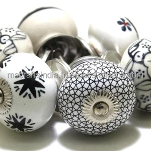 Poignées et boutons de meubles en céramique de luxe, commode Vintage, poignée de tiroir en marbre, accessoires de meubles, vente en gros - Product Image 3