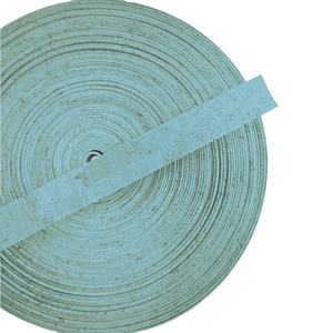 Flat <b>cork</b> cord light blue superior - Product Image 1