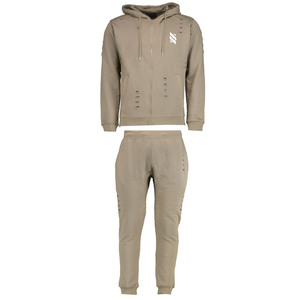 Taille personnalisée 100% coton respirant survêtements en détresse pour l'hiver bas quantité minimale de commande motif solide pas cher prix vêtements - Product Image 1