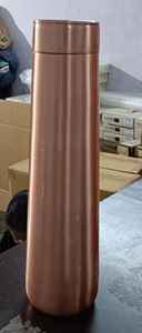 Botella de agua de cobre personalizada de Color marrón muy único, botella de H2O de forma personalizada, accesorios de cocina, vasos de plástico - Product Image 6