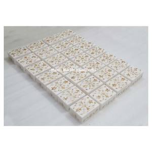 Unique Design Handmade Top Quality Golden Mother of Pearl Inlaid Jewelry <b>Boxes</b> for <b>Gifting</b> Purpose - Product Image 3